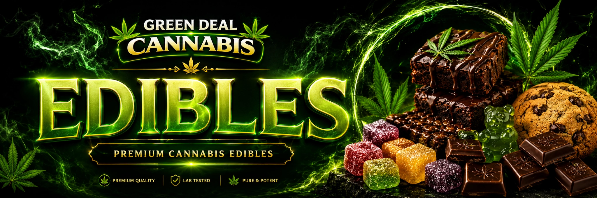 High THC Gummies & Edibles — Green Deal Cannabis